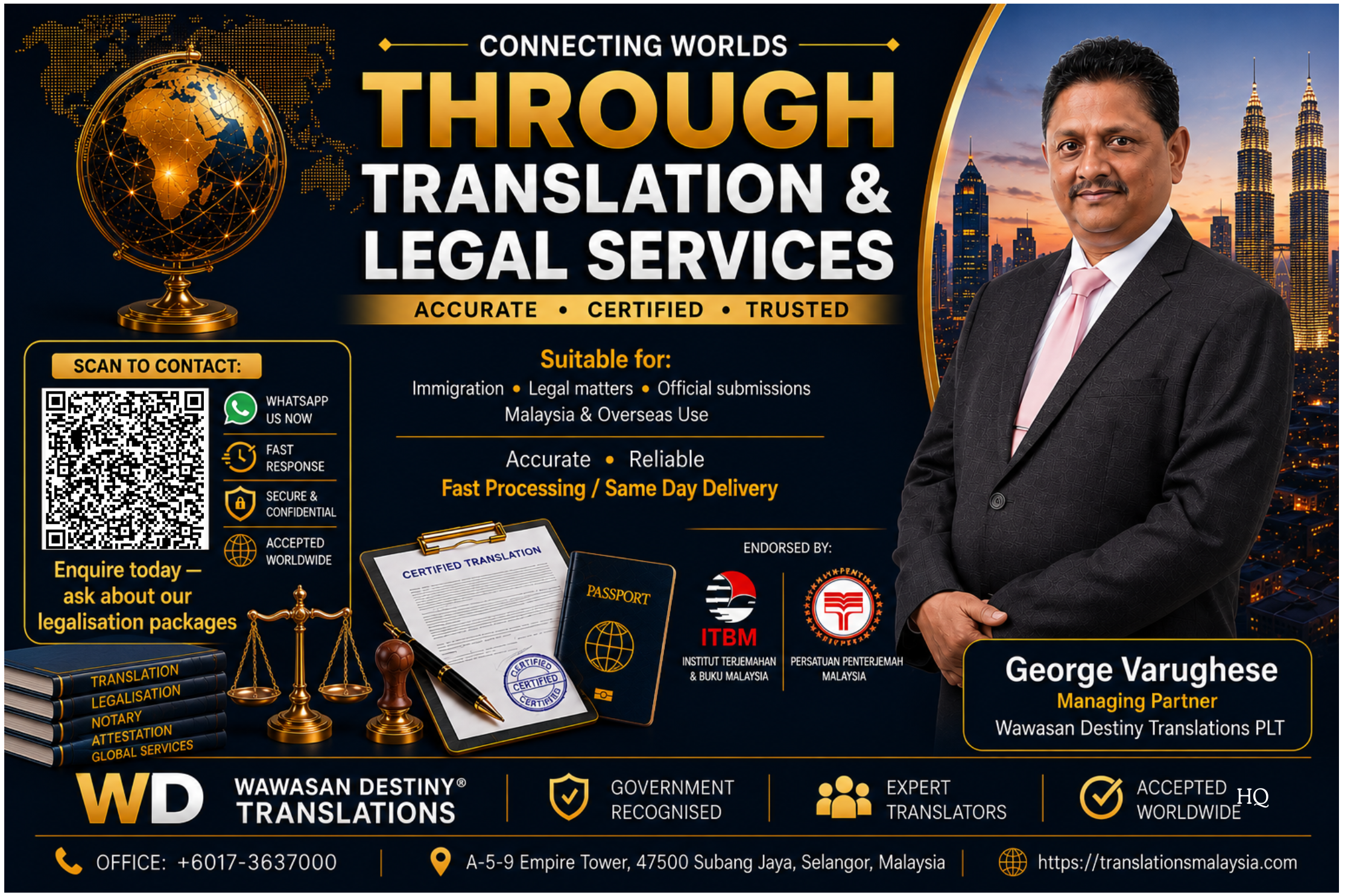 Wawasan Destiny Translations - certified translation and legal services, connecting worlds through translation and legal services